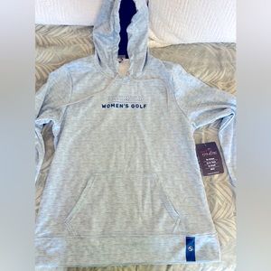 NWT Columbia University Women’s Golf Tech Hoodie with Kangaroo Pocket